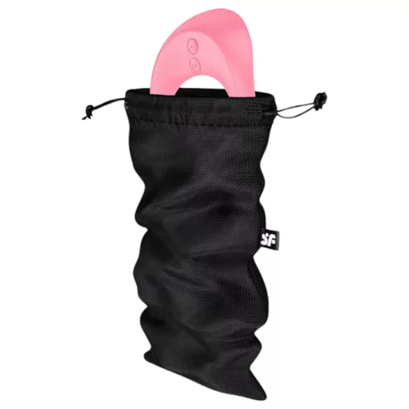 Satisfyer Treasure Bag - diskretna torbica za spremanje - srednja - crna
