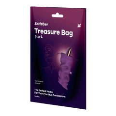  Satisfyer Treasure Bag L - torba za pohranu sex igračaka - srednje (ljubičasta)