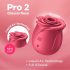 Satisfyer Pro 2 Rose Classic - crveni zračni stimulator klitorisa