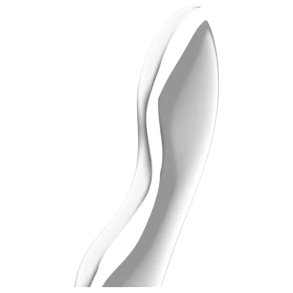 Satisfyer Cosmic Crest 2 - dildo od valovitog čelika - srebrni