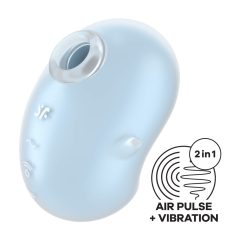   Satisfyer Cutie Ghost - stimulator klitorisa na baterije, zračni valovi (plavi)