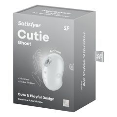   Satisfyer Cutie Ghost - stimulator klitorisa na baterije, zračni val (bijeli)