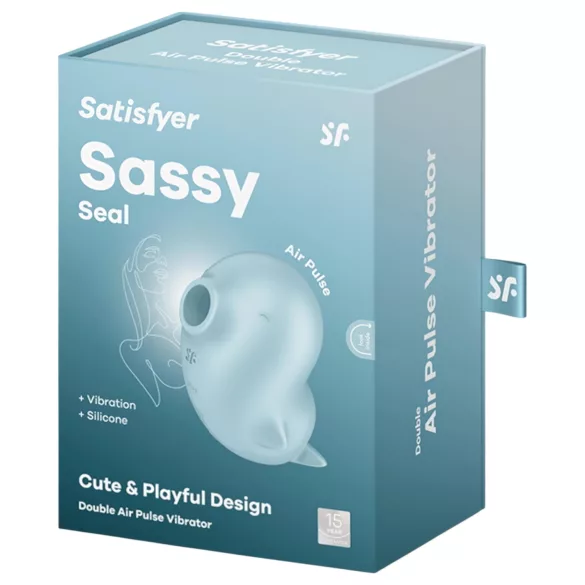 Satisfyer Sassy Seal - stimulator klitorisa na zračne valove - tirkiz