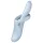 Satisfyer Heat Flex 4 - vibrator s grijanjem i stimulacijom klitorisa - srebrni