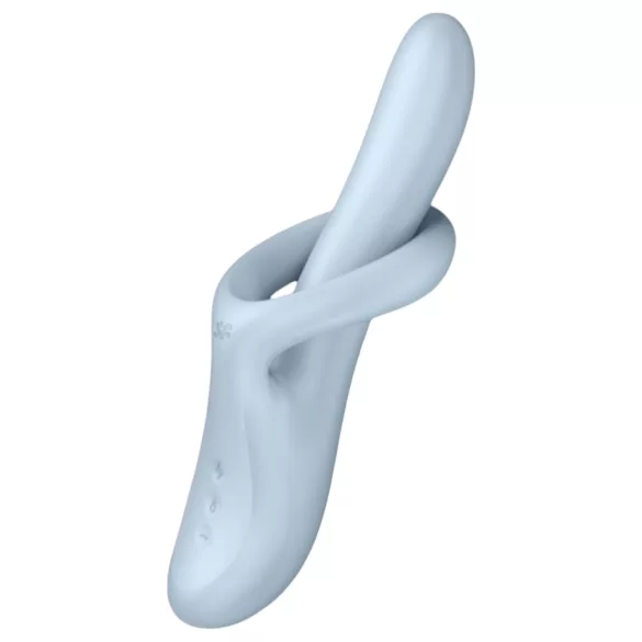 Satisfyer Heat Flex 4 - vibrator s grijanjem i stimulacijom klitorisa - srebrni