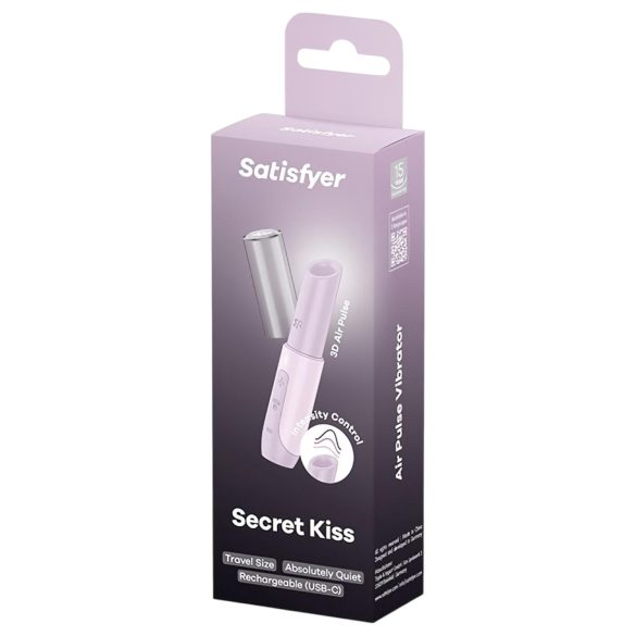 Satisfyer Secret Kiss - stimulator za klitoris s valovima zraka - rozi