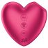 Satisfyer Cutie Heart - stimulator klitorisa na zračne valove - roza