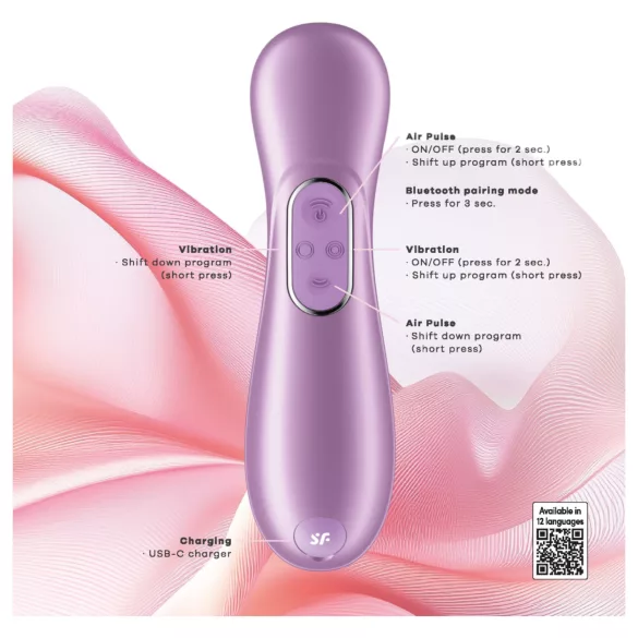 Satisfyer Pro 2 Generation 4 - stimulator klitorisa s valovima zraka (ljubičasti)