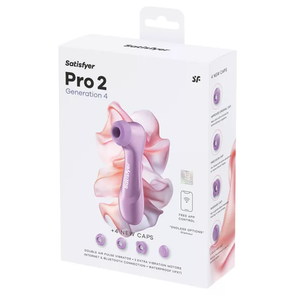 Satisfyer Pro 2 Generation 4 - stimulator klitorisa s valovima zraka (ljubičasti)