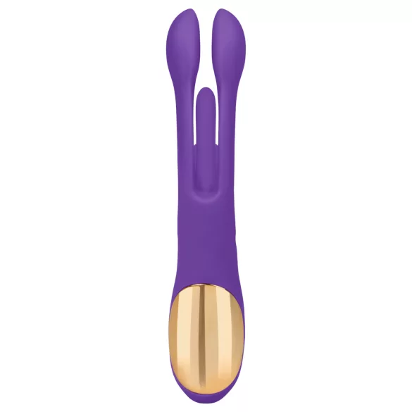 EIS - Vibrator s jezičkom i stimulatorom klitorisa - ljubičasta