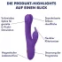 EIS - Vibrator s jezičkom i stimulatorom klitorisa - ljubičasta