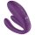 Mrow - bežični, vodootporni trostruki vibrator za parove (ljubičasti)