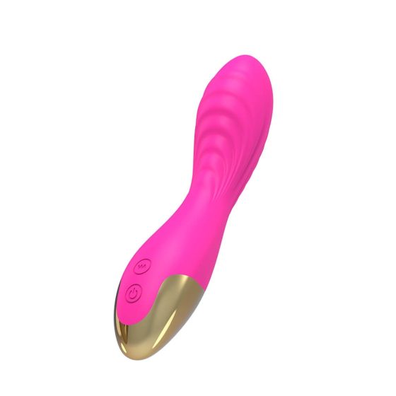 Mrow - punjivi, vodootporni vibrator G-točke (ružičasti)