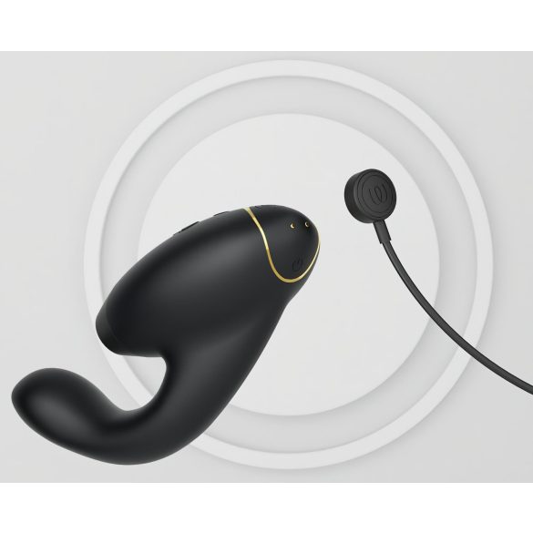 Womanizer Duo 2 - vibrator za G-točku i klitoris - crni