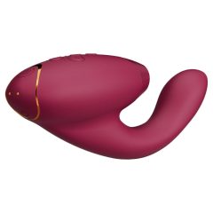   Womanizer Duo 2 - vodootporni vibrator G-točke i stimulator klitorisa (crveni)