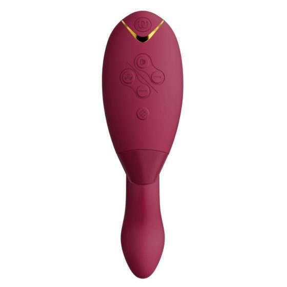 Womanizer Duo 2 - vodootporni vibrator G-točke i stimulator klitorisa (crveni)