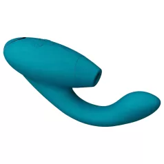   Womanizer DUO 2 - vibrator z usisavanjem klitorisa i rabbit-vibrator (petrol)