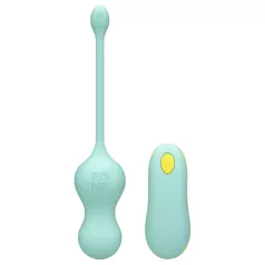  ROMP Cello - vibratorne gejša kuglice s daljinskim upravljačem - zelene