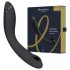 Womanizer OG - punjivi dvostruki vibrator s zračnim pulsiranjem (crni)