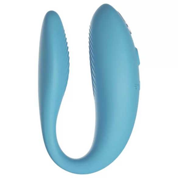 We-Vibe Sync Go - vibrator za parove na bateriju - tirkizna boja