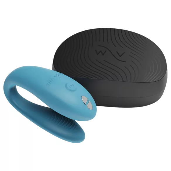 We-Vibe Sync Go - vibrator za parove na bateriju - tirkizna boja