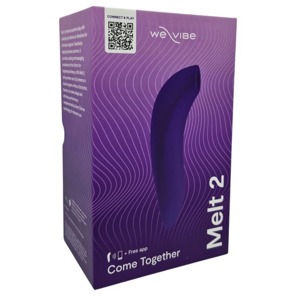 We-Vibe Melt 2 - pametan valni stimulator klitorisa (ljubičasti)
