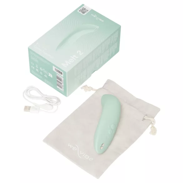 We-Vibe Melt 2 - Aplikacijom upravljani stimulator klitorisa s valovima zraka (tirkizni)