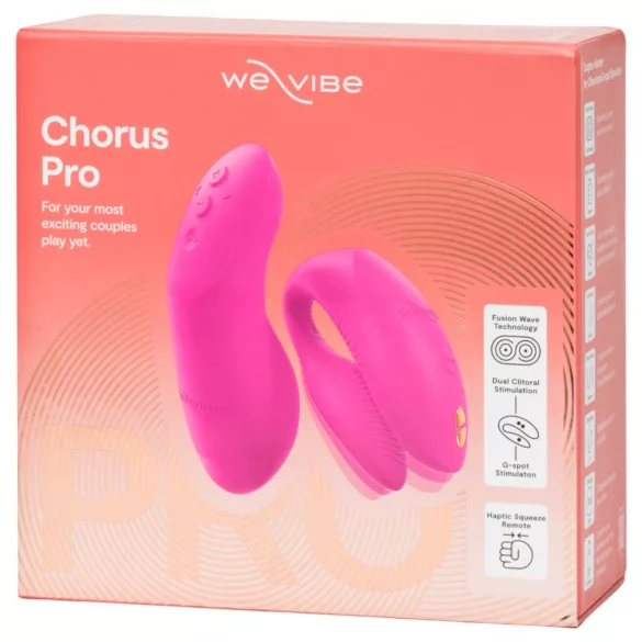 We-Vibe Chorus Pro - vibrator za parove s daljinskim upravljačem - pametan