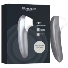 Womanizer Pro - stimulator klitorisa s valovima zraka (sivi)