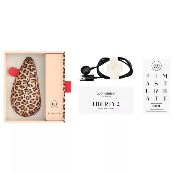 Womanizer Liberty 2 - stimulator klitorisa s valovima zraka (leopard)