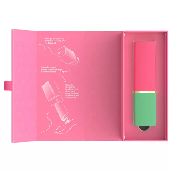 Womanizer Beauty - stimulator klitorisa s valovima zraka u obliku ruža (zeleni)