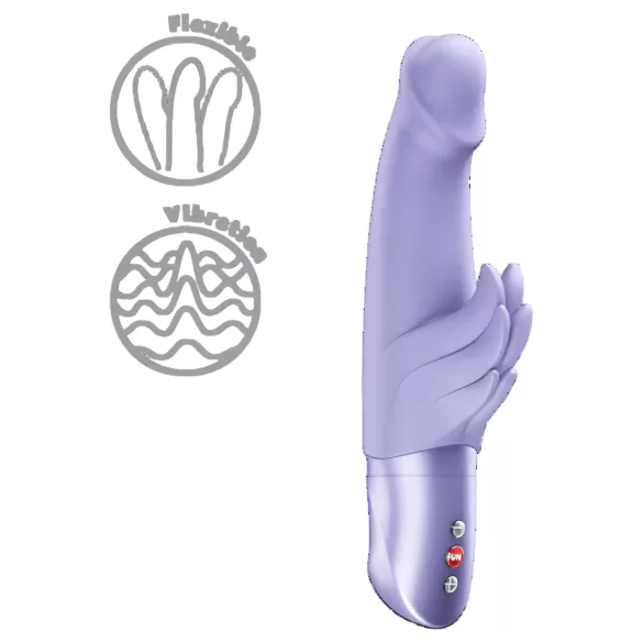 Fun Factory Wicked Angel - vibrator s ručkom za klitoris (ljubičasti)
