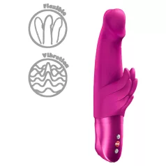   Fun Factory Wicked Angel - vibrator s nastavkom za klitoris (ružičasti)