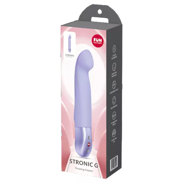 Fun Factory Stronic G - potiskujući G-točka vibrator (ljubičasti)