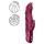 Fun Factory Darling Devil - vibrator s nastavkom za klitoris (crveni)