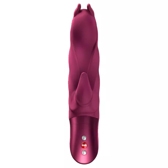 Fun Factory Darling Devil - vibrator s nastavkom za klitoris (crveni)