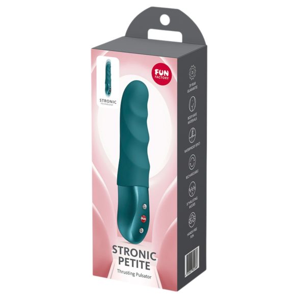 Fun Factory Stronic Petite - rebrasti vibrator (zeleni)