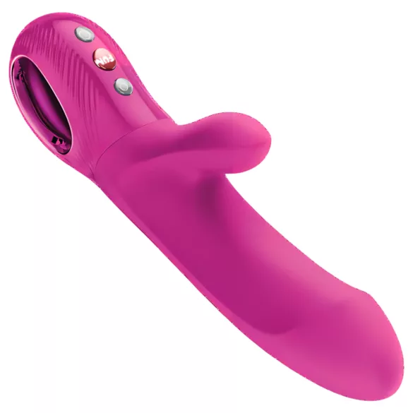 Fun Factory Bi Stronic Embrace - potiskujući vibrator s rukom za klitoris (ružičasti)