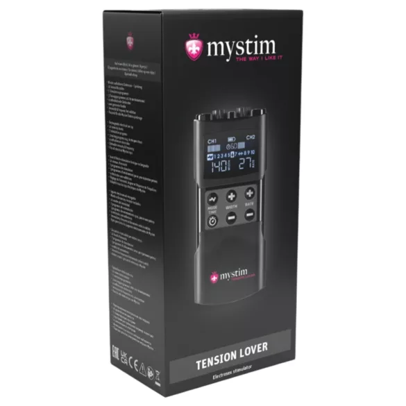mystim Tension Lover 2 - elektro stimulacijski set - digitalni - crna