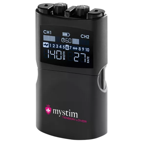 mystim Tension Lover 2 - elektro stimulacijski set - digitalni - crna