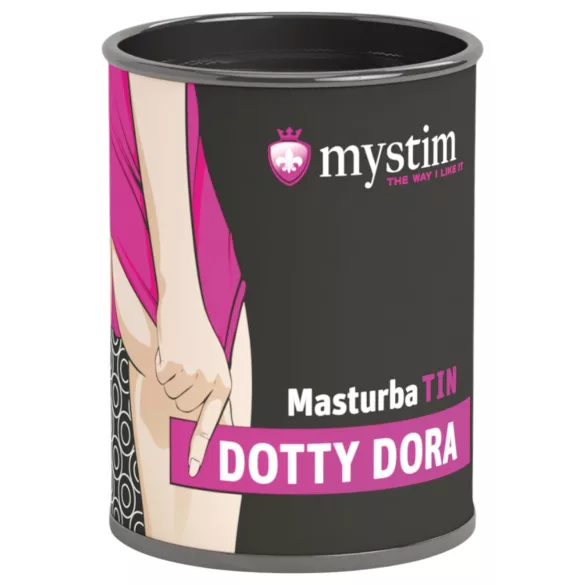 Mystim MasturbaTIN Dotty Dora - točkasti masturbator - bijeli