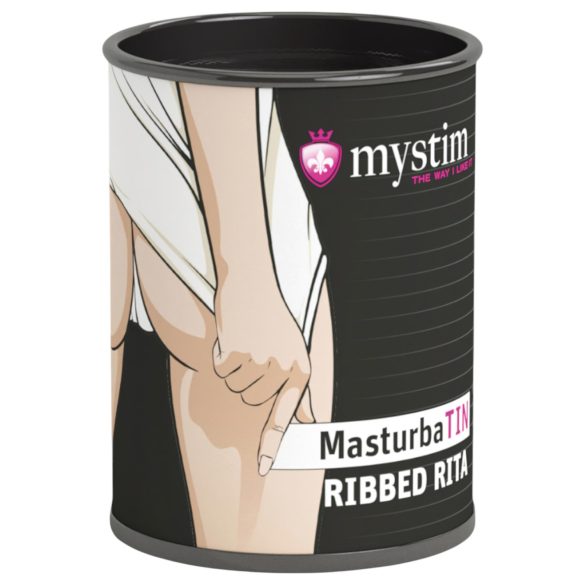 Mystim MasturbaTIN Rebrasta Rita - rebrasti masturbator (bijeli)
