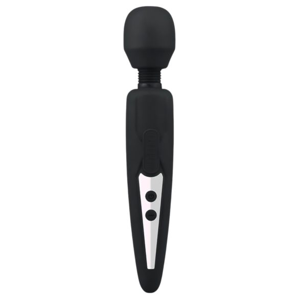 Mrow - punjivi, vodootporni masažer vibrator (crni)