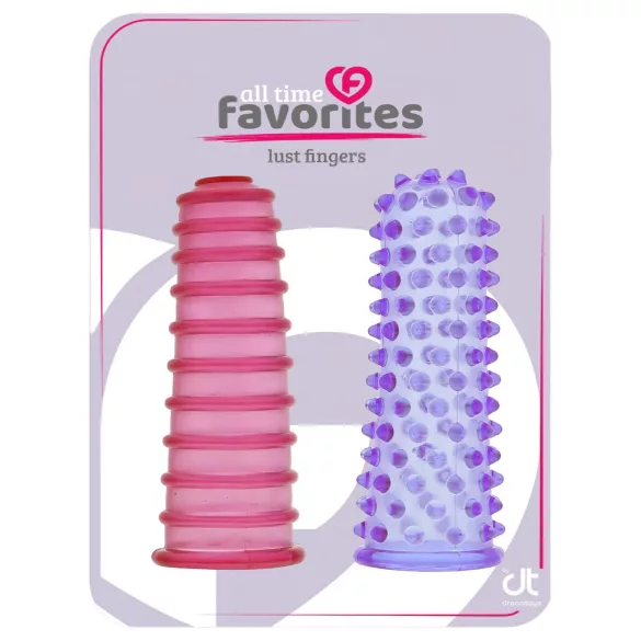 All time Favorites - set navlaka za prste - 2 komada - roza-ljubičasta