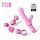 Magic Stick - vibrator s izmjenjivim nastavcima (pink)