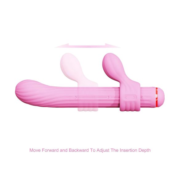 Magic Stick - vibrator s izmjenjivim nastavcima (pink)