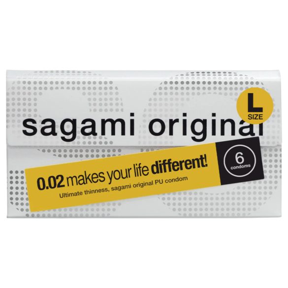 Sagami Original 0.02 L - kondomi - 58mm - 6 komada