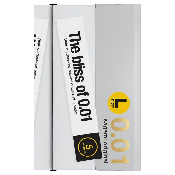 Sagami Original 0,01 L - kondom - 58mm - 5 komada