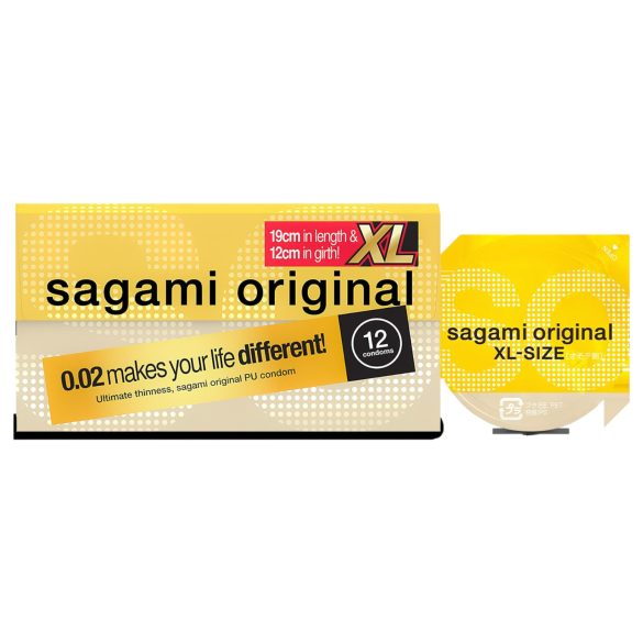 Sagami Original 0,02 XL - kondom - 61mm (12 komada)