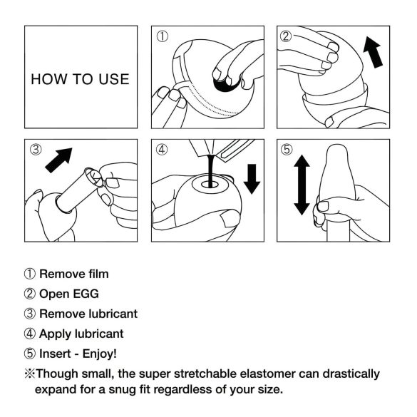 TENGA Egg Wind - masturbator u obliku jajeta - 6 komada